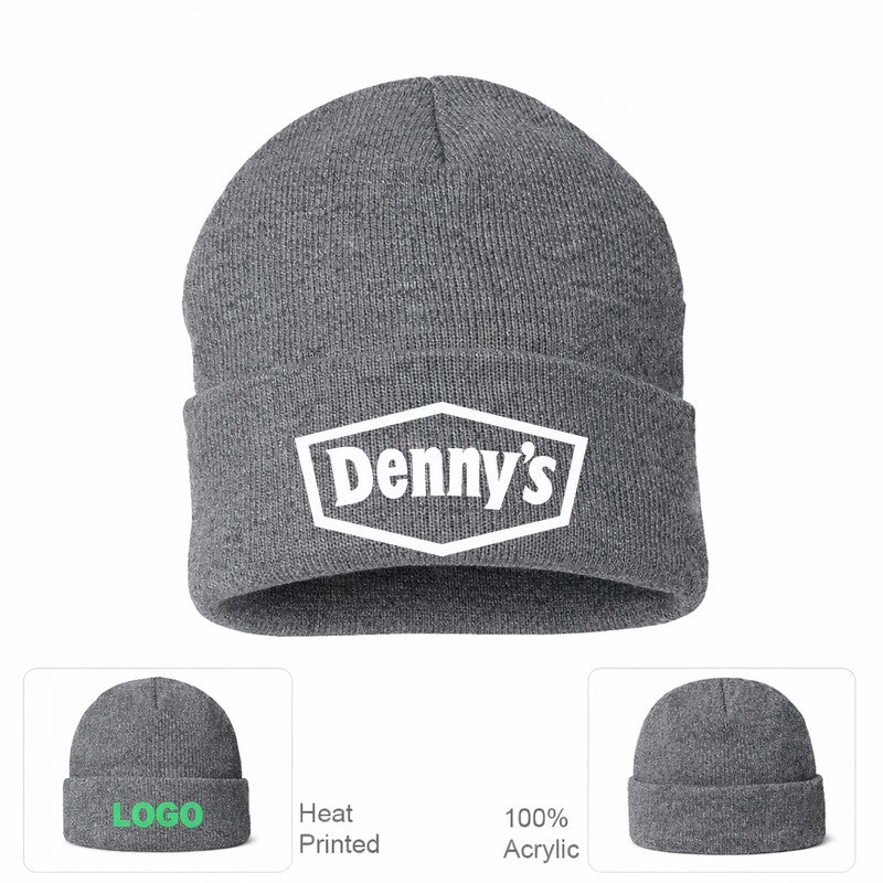 Denny's Grey Beanie Hat