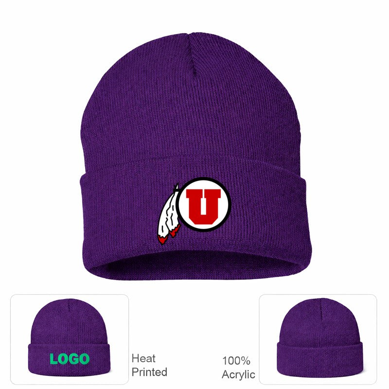 Utah Utes Purple Beanie Hat