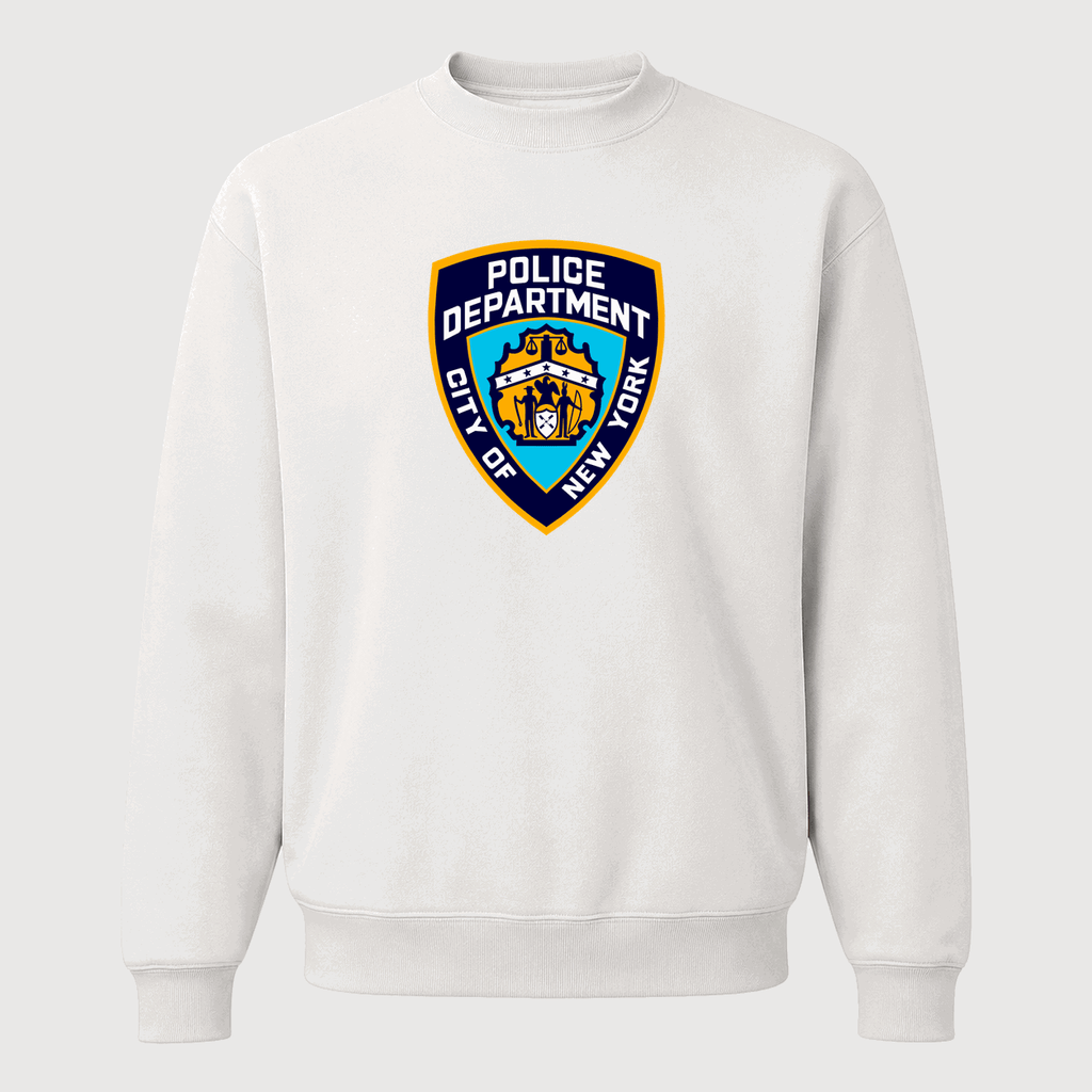Men's NYPD Crewneck Sweatshirt - White