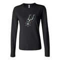 Women's San Antonio Spurs Long Sleeve T-Shirt - Black