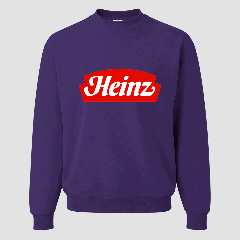 Men's Heinz Crewneck Sweatshirt - Purple