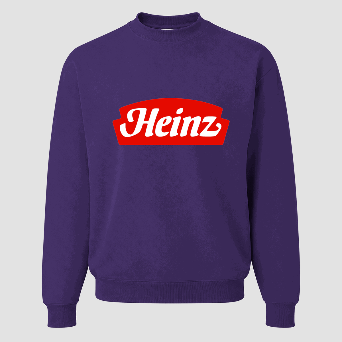 Men's Heinz Crewneck Sweatshirt - Purple