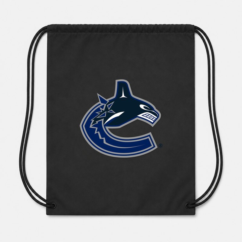 Vancouver Canucks Drawstring Bag - Black