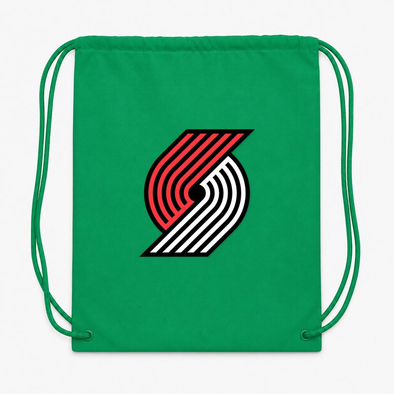 Portland Trail Blazers Drawstring Bag - Green