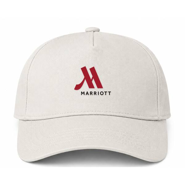 Marriott Logo Beige Dad Baseball Cap Hat