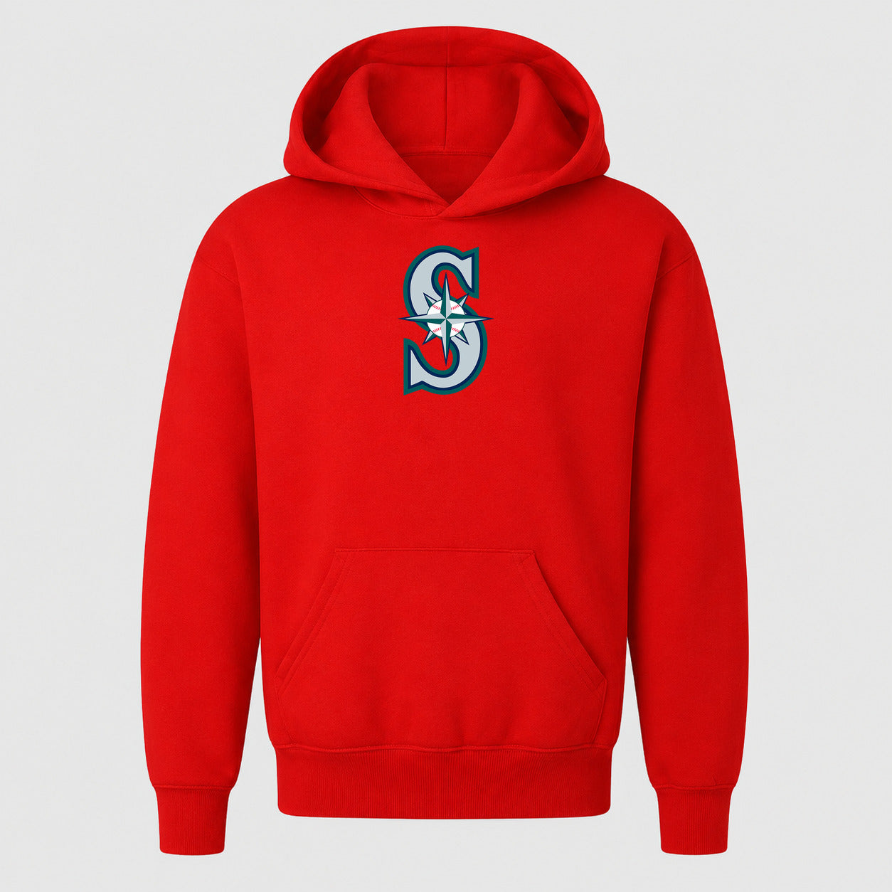 Youth Seattle Mariners Pullover Hoodie - Red