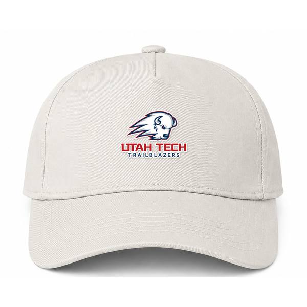 Utah Tech Trailblazers Logo Beige Dad Baseball Cap Hat