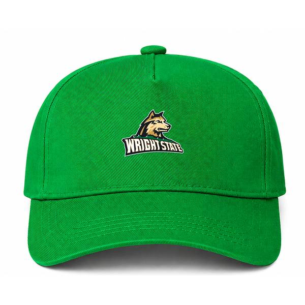 Wright State Raiders Logo Green Dad Baseball Cap Hat