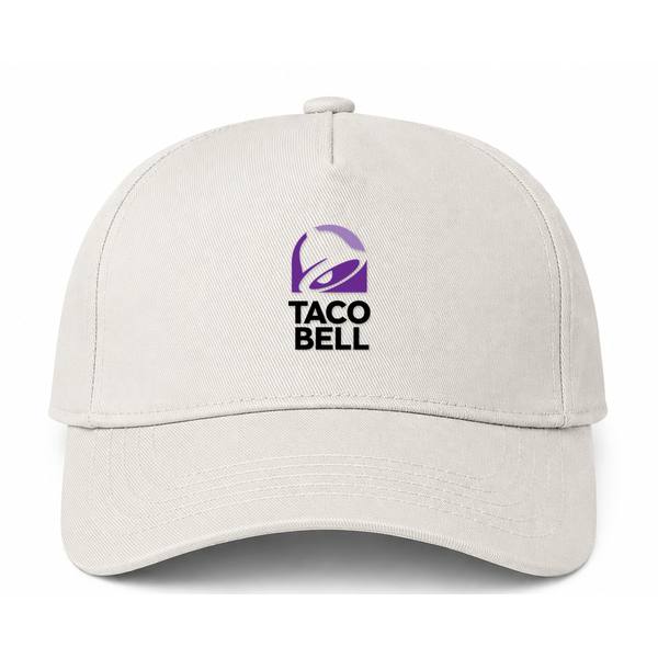 Taco Bell Logo Beige Dad Baseball Cap Hat