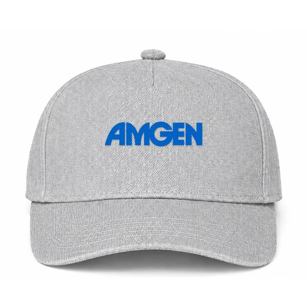 Amgen Logo Gray Dad Baseball Cap Hat
