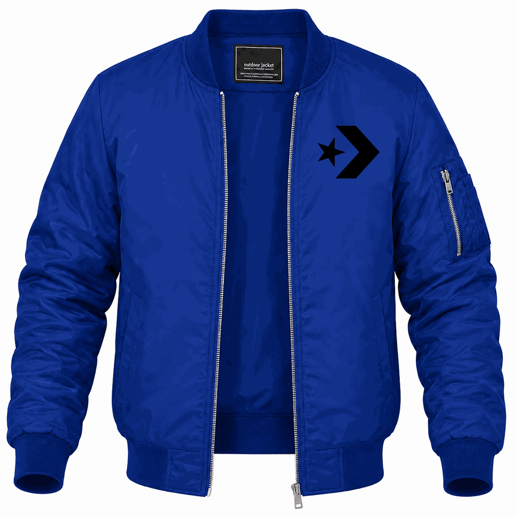 Men's Converse Lightweight Bomber Jacket - Blue