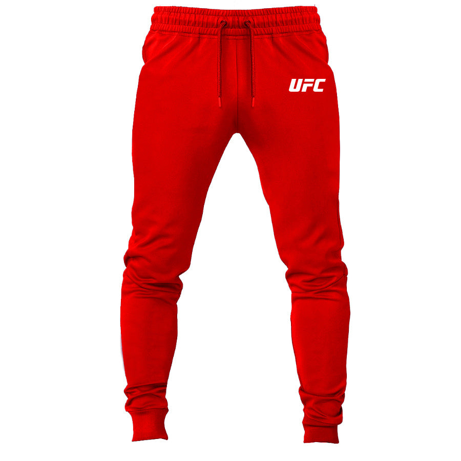 UFC White joggers sweatpants - Red