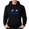 Men's Ligier Automobiles Pullover Hoodie - Black