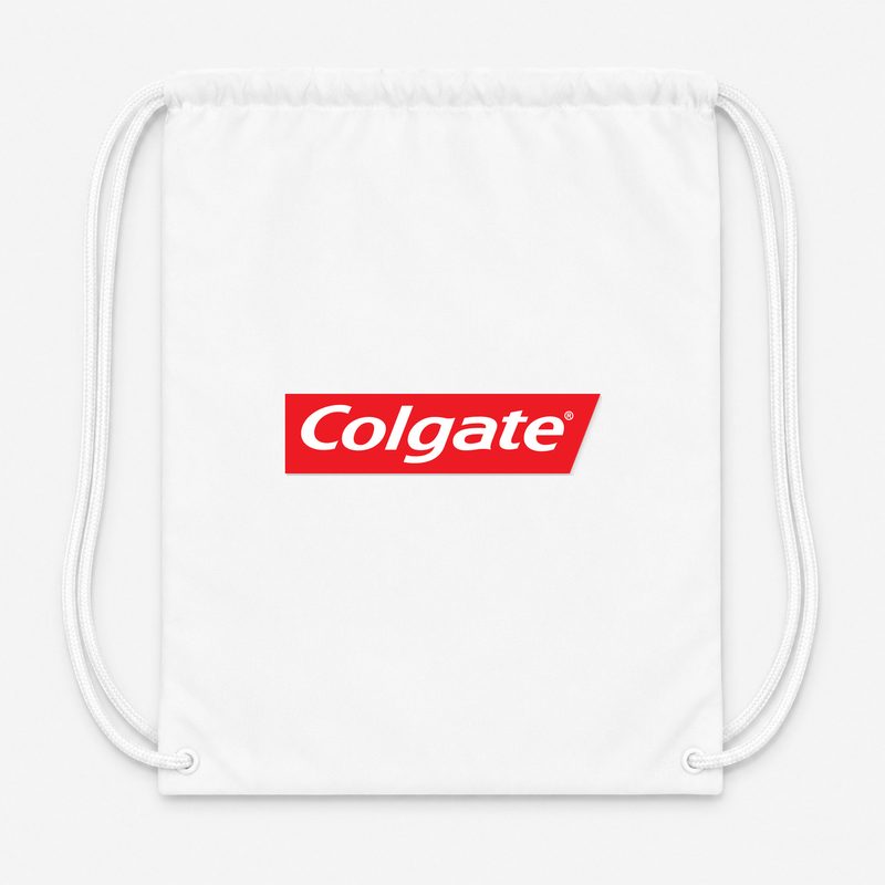 Colgate Drawstring Bag - White