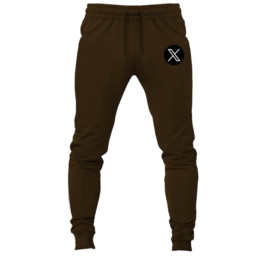 Twitter X joggers sweatpants - Brown