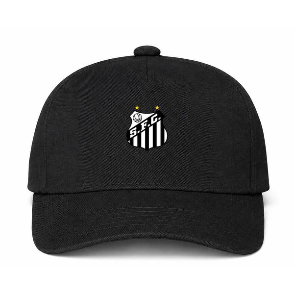 Santos FC Logo Black Dad Baseball Cap Hat