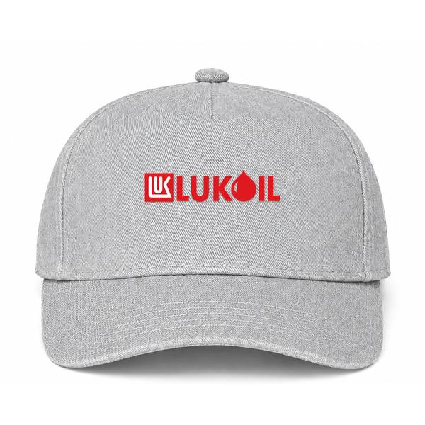 Lukoil Logo Gray Dad Baseball Cap Hat