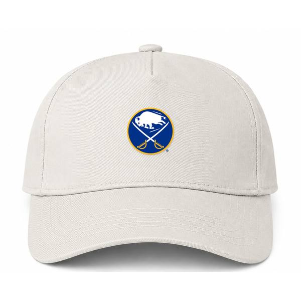 Buffalo Sabres NHL Logo Beige Dad Baseball Cap Hat