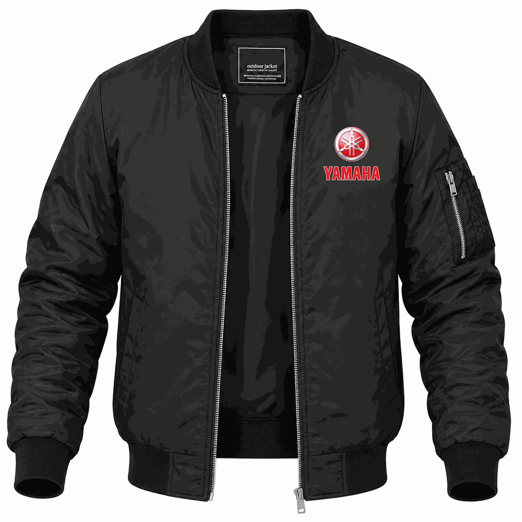 Men's Yamaha Lightweight Bomber Jacket - Black