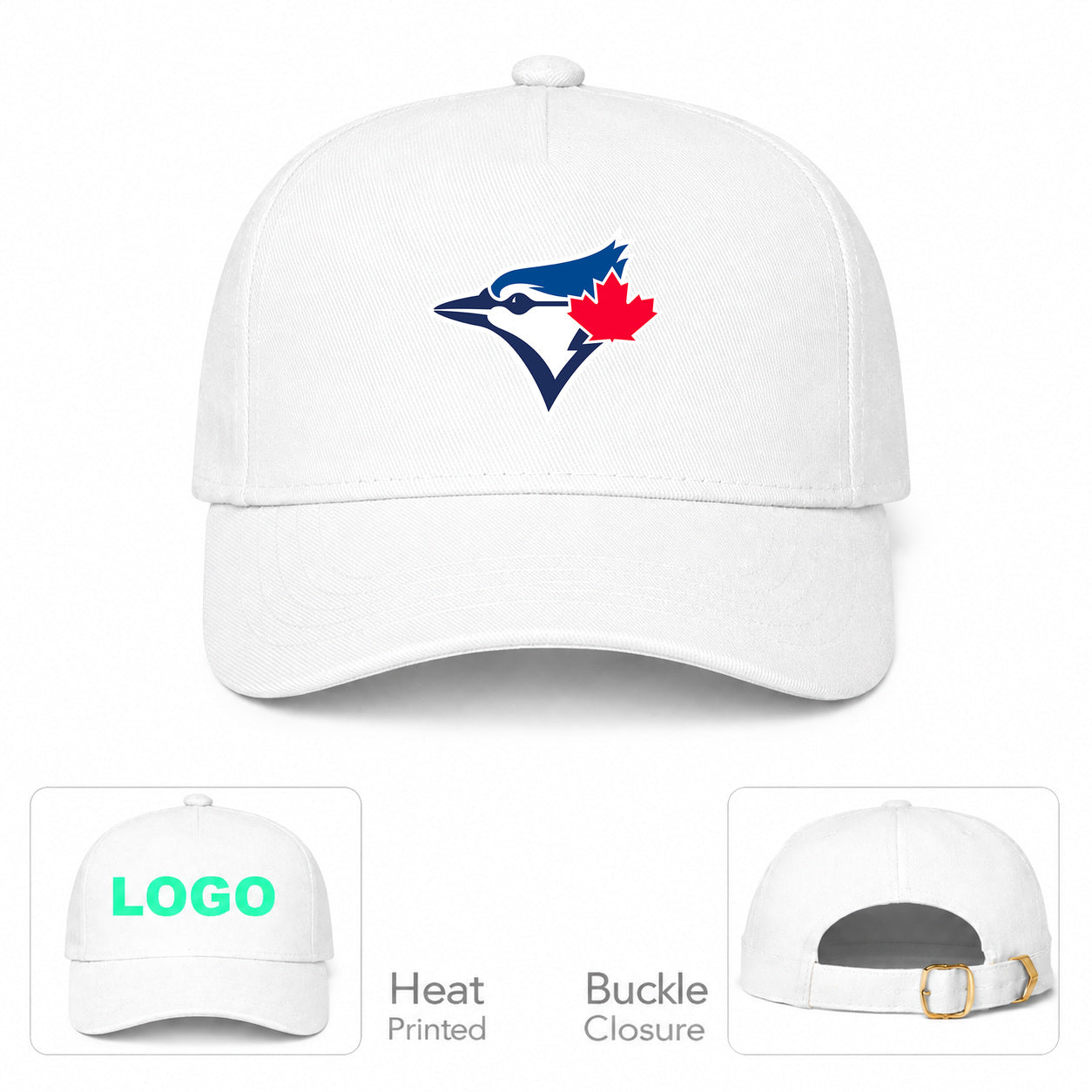 MLB Toronto Blue Jays Baseball Cap Hat - White