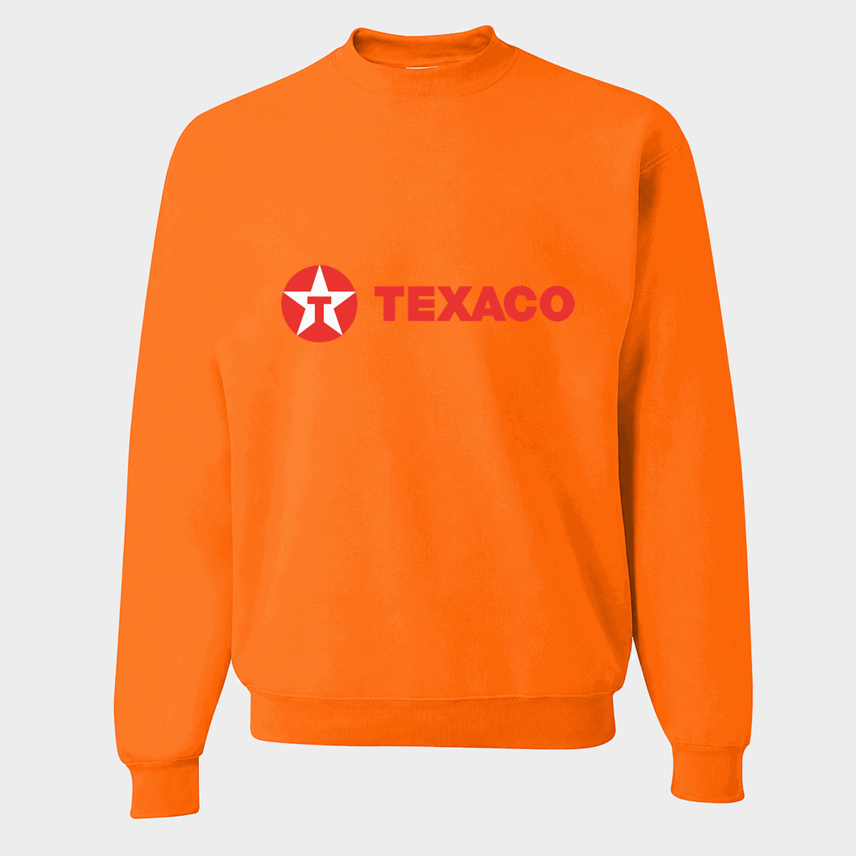 Men's Texaco Crewneck Sweatshirt - Orange
