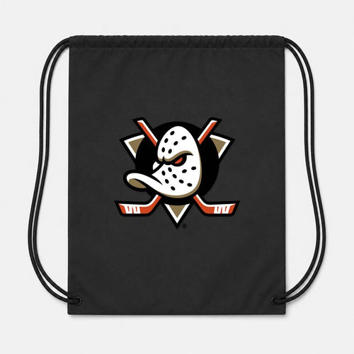 Anaheim Ducks Drawstring Bag - Black