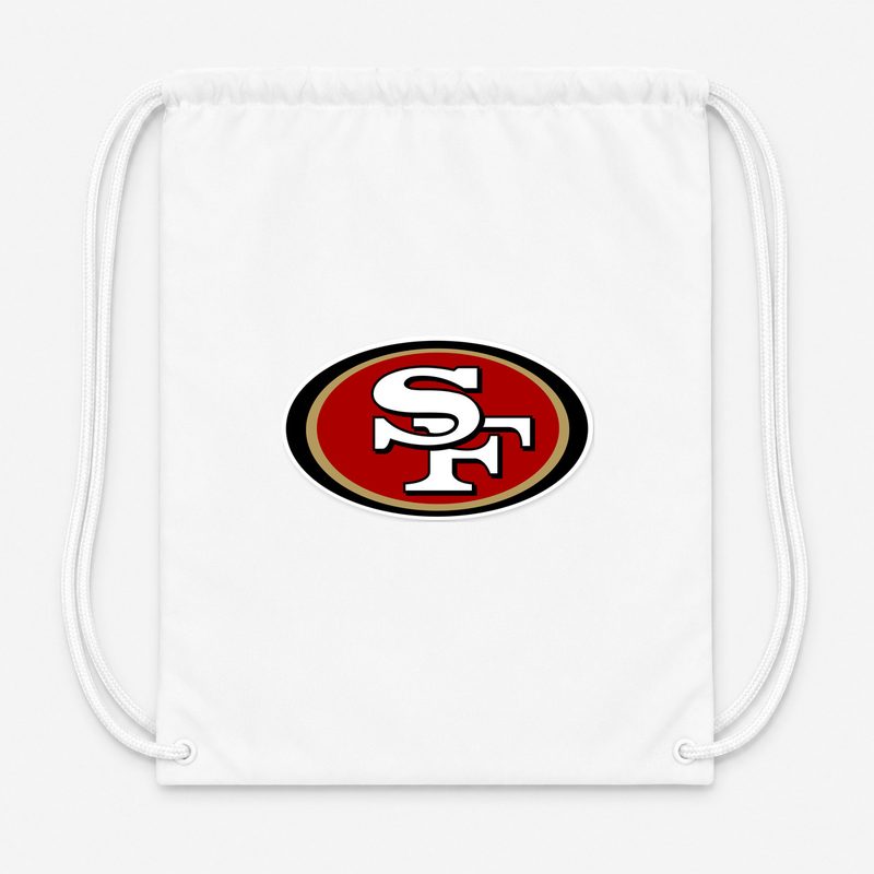 San Francisco 49ers Drawstring Bag - White
