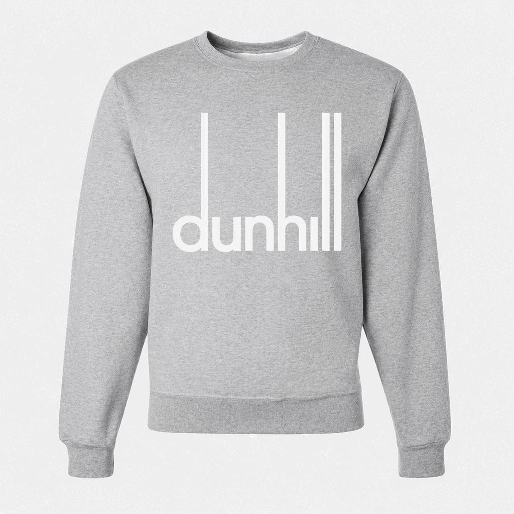 Men's Dunhill Logo Crewneck Sweatshirt - Gray