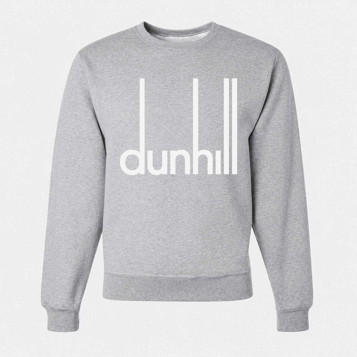 Men's Dunhill Logo Crewneck Sweatshirt - Gray
