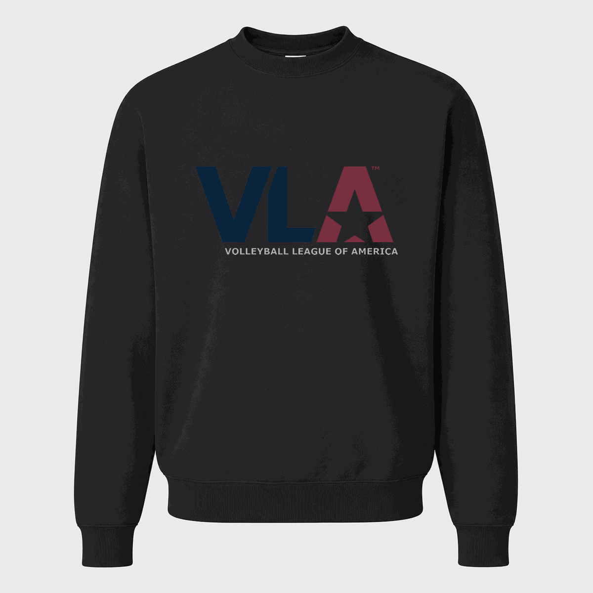 Men's American Volleyball League Crewneck Sweatshirt - Black