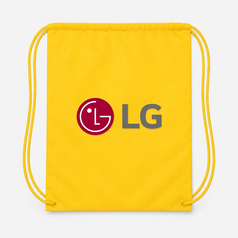 LG Drawstring Bag - Yellow