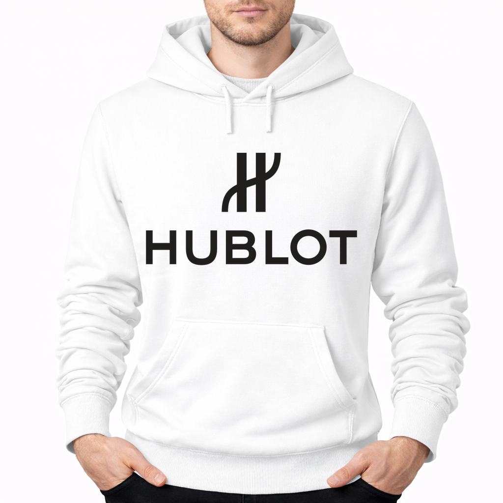 Men's Hublot Pullover Hoodie - White