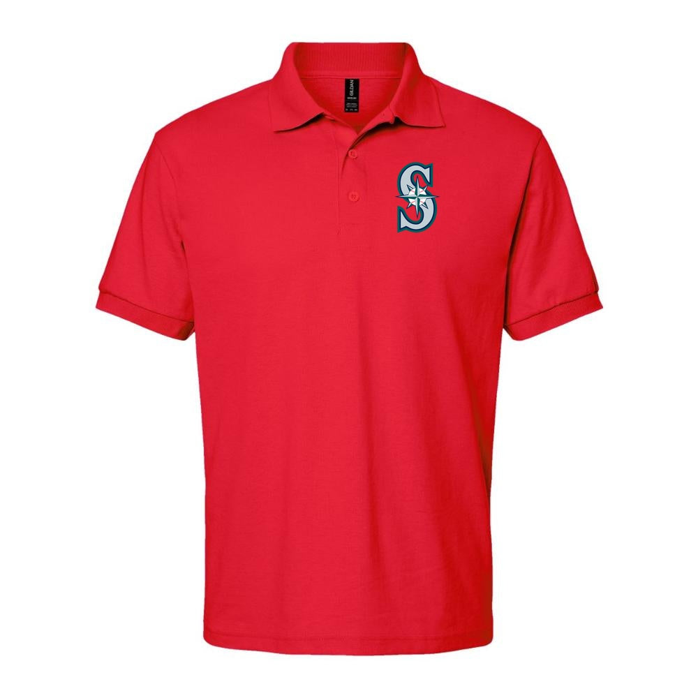 Men's Seattle Mariners Dry Blend Polo - Red
