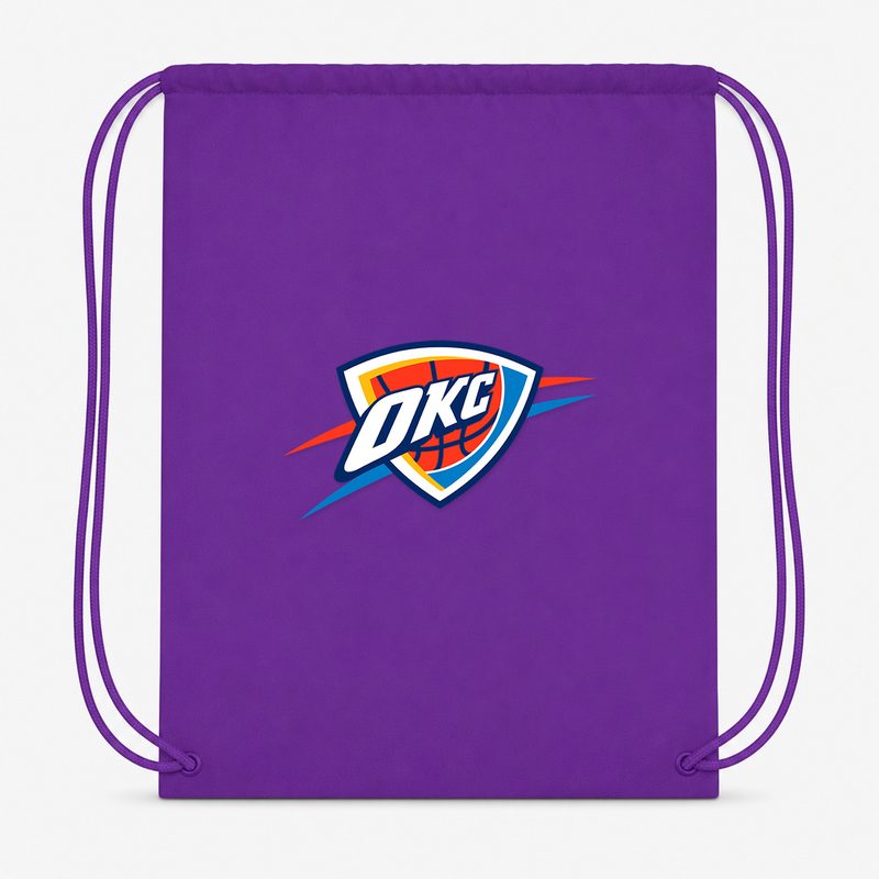 Oklahoma City Thunder Drawstring Bag - Purple