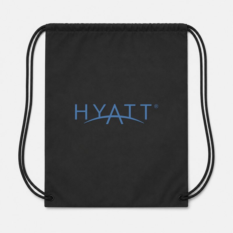 Hyatt Drawstring Bag - Black