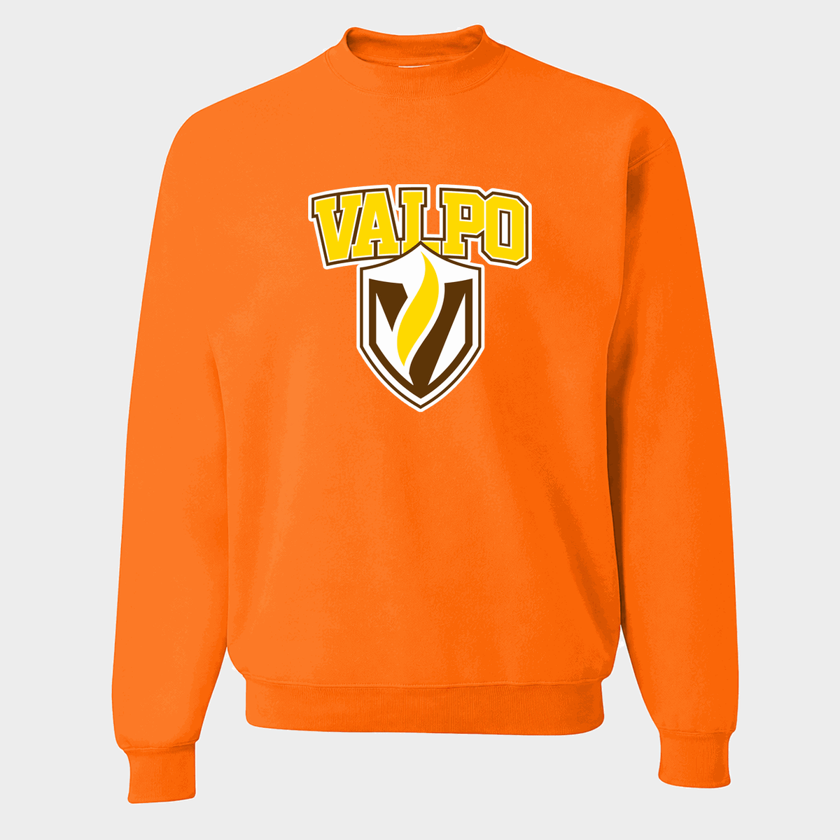 Men's Valparaiso Crusaders Crewneck Sweatshirt - Orange