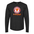 Men's Popeyes Louisiana Kitchen Long sleeves Cotton Blend T-Shirt - Black
