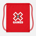 X Games .white Drawstring Bag - Red