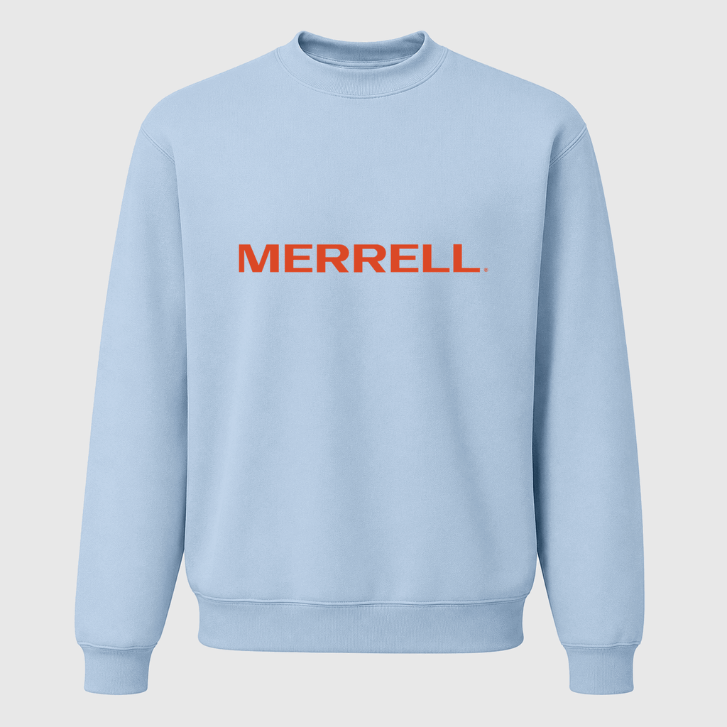 Men's Merrell Crewneck Sweatshirt - Sky Blue