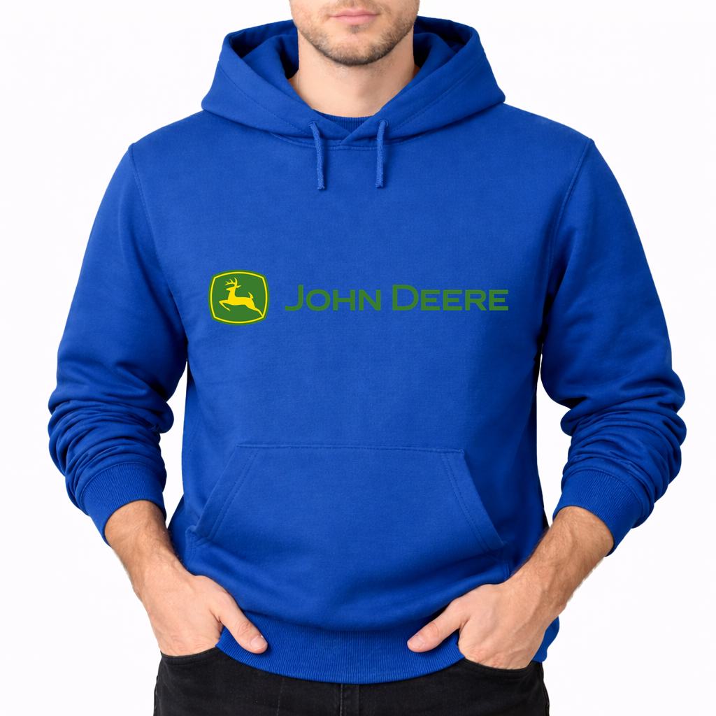 Men's John Deere Pullover Hoodie - Blue