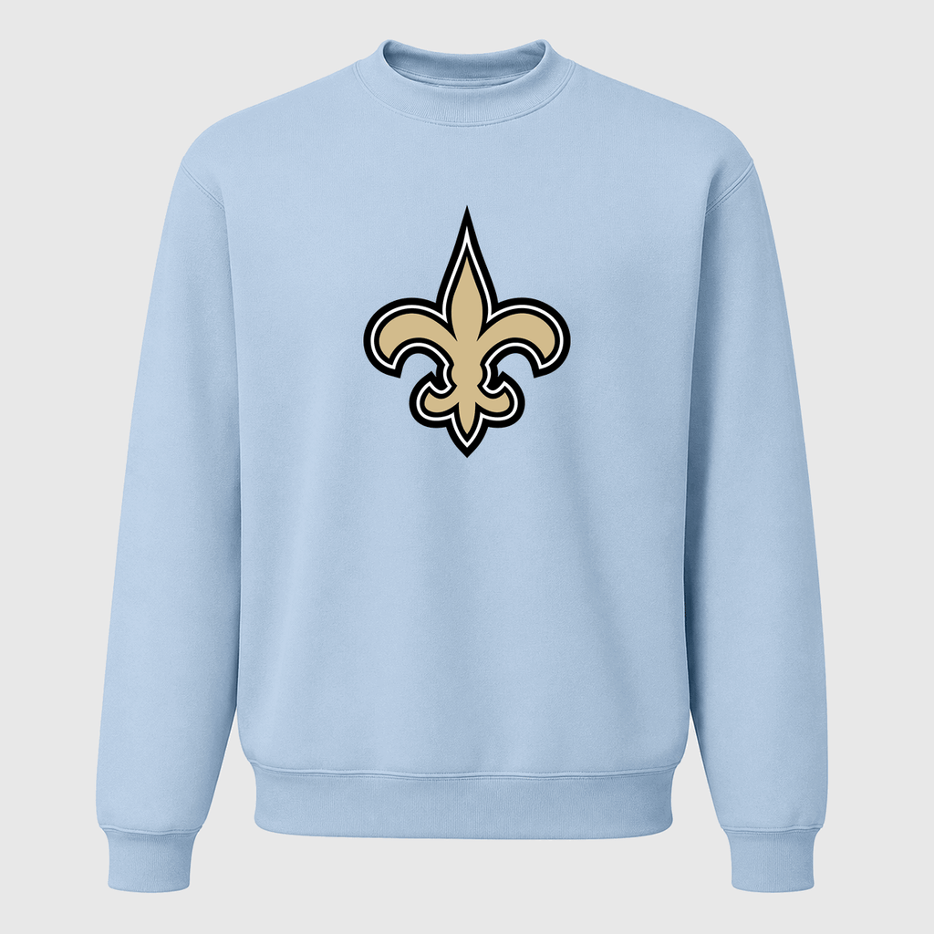 Men's New Orleans Saints Crewneck Sweatshirt - Sky Blue