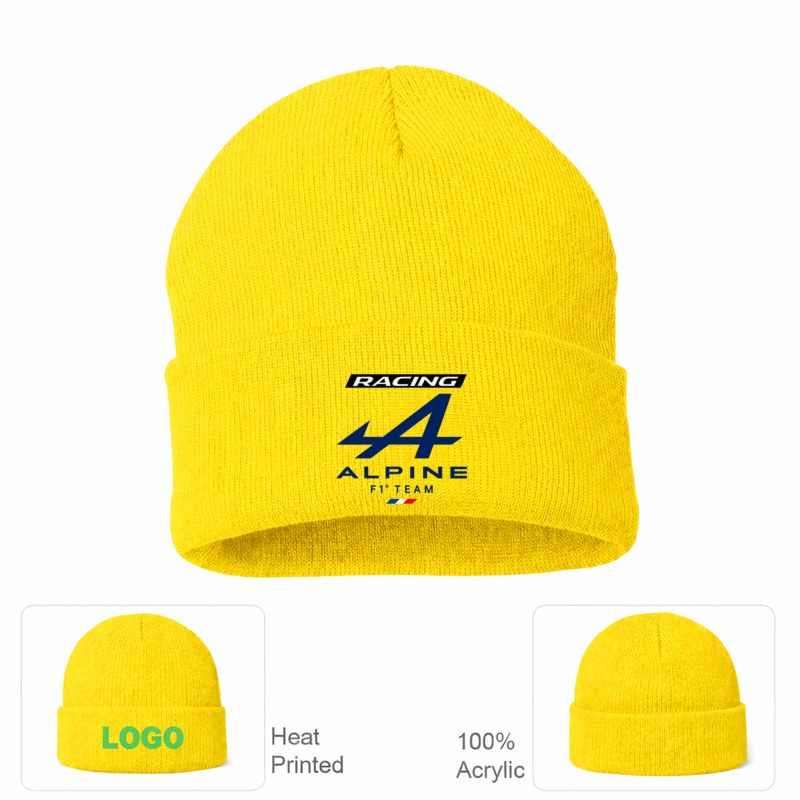 Formula 1 Alpine F1 Team Beanie Hat - Yellow