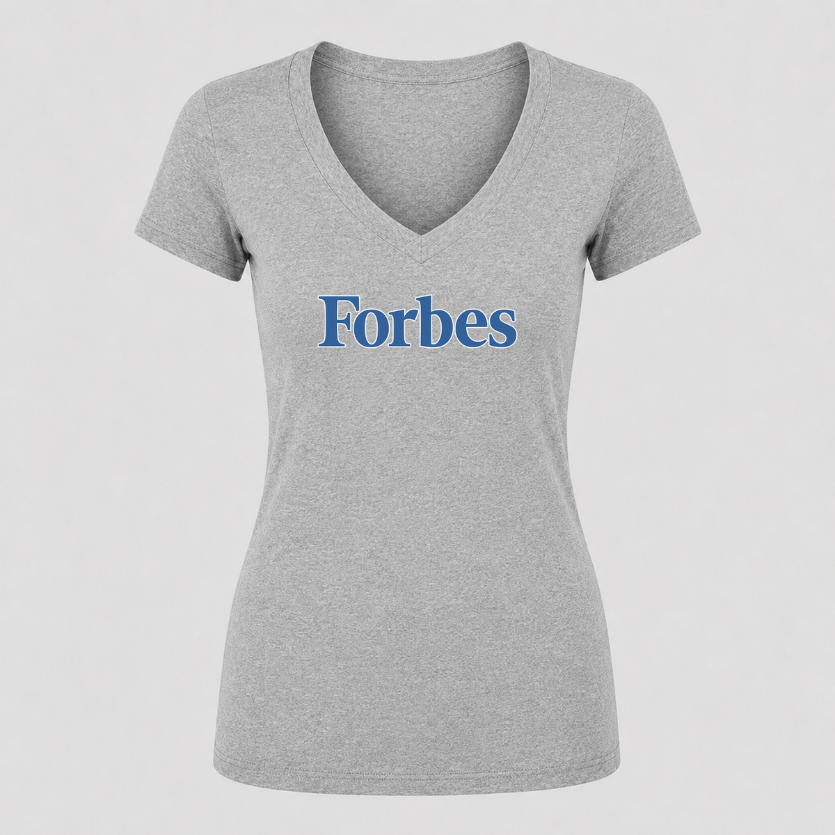 Women's Forbes V Neck T-Shirt in gray