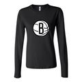 Women's Brooklyn Nets Long Sleeve T-Shirt - Black