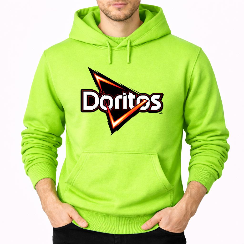Men's Doritos Food Pullover Hoodie - Lime green