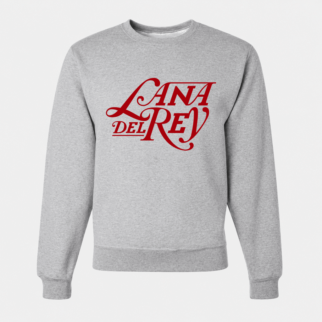 Men's Lana Del Rey Crewneck Sweatshirt - Gray
