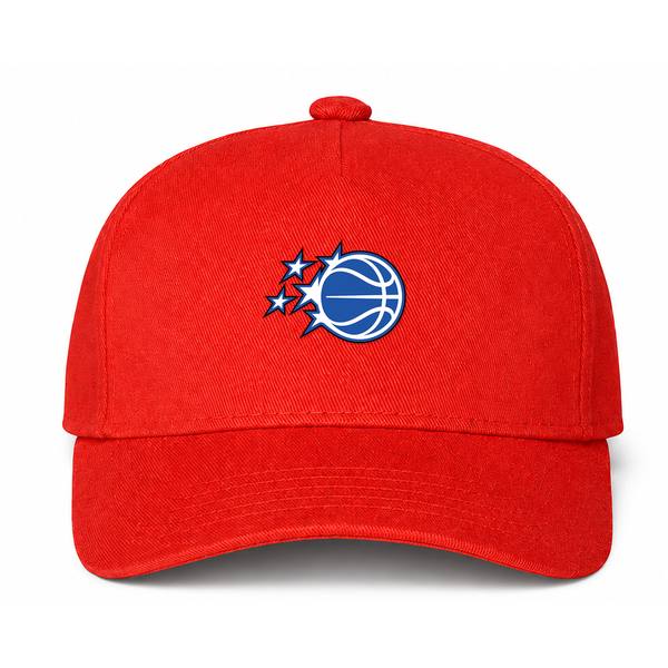 Orlando Magic NBA Logo Red Dad Baseball Cap Hat
