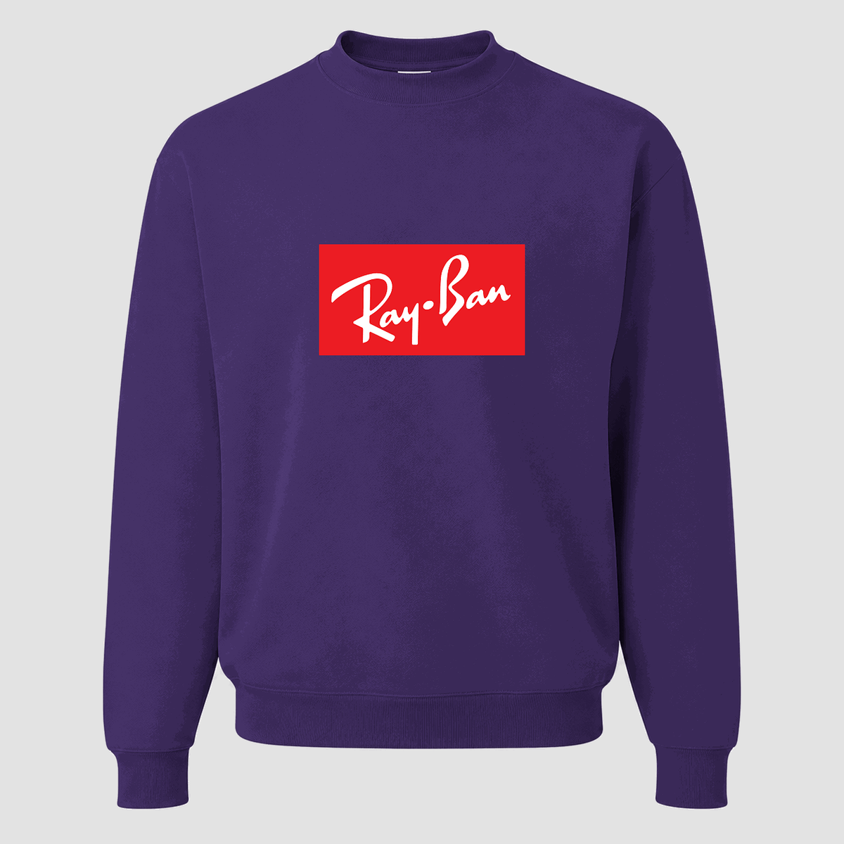 Men's Ray-Ban Crewneck Sweatshirt - Purple