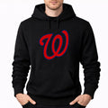 Men's Washington Nationals Pullover Hoodie - Black