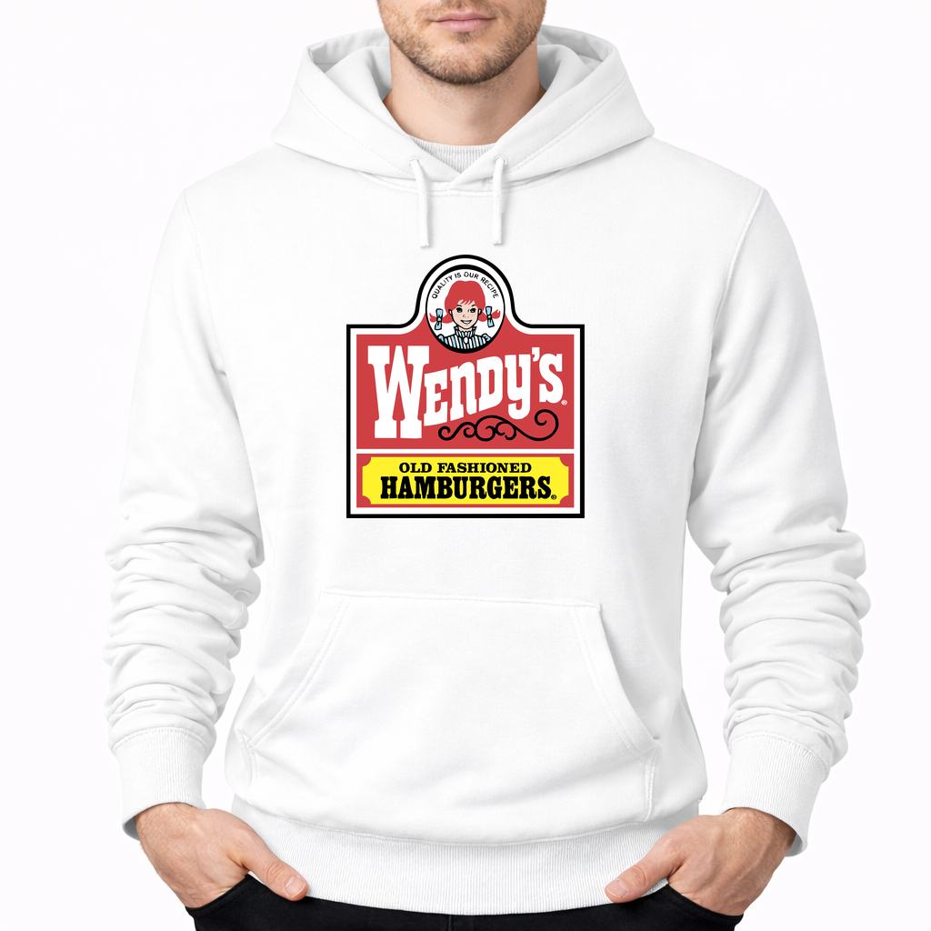 Men's Wendy's Pullover Hoodie - White